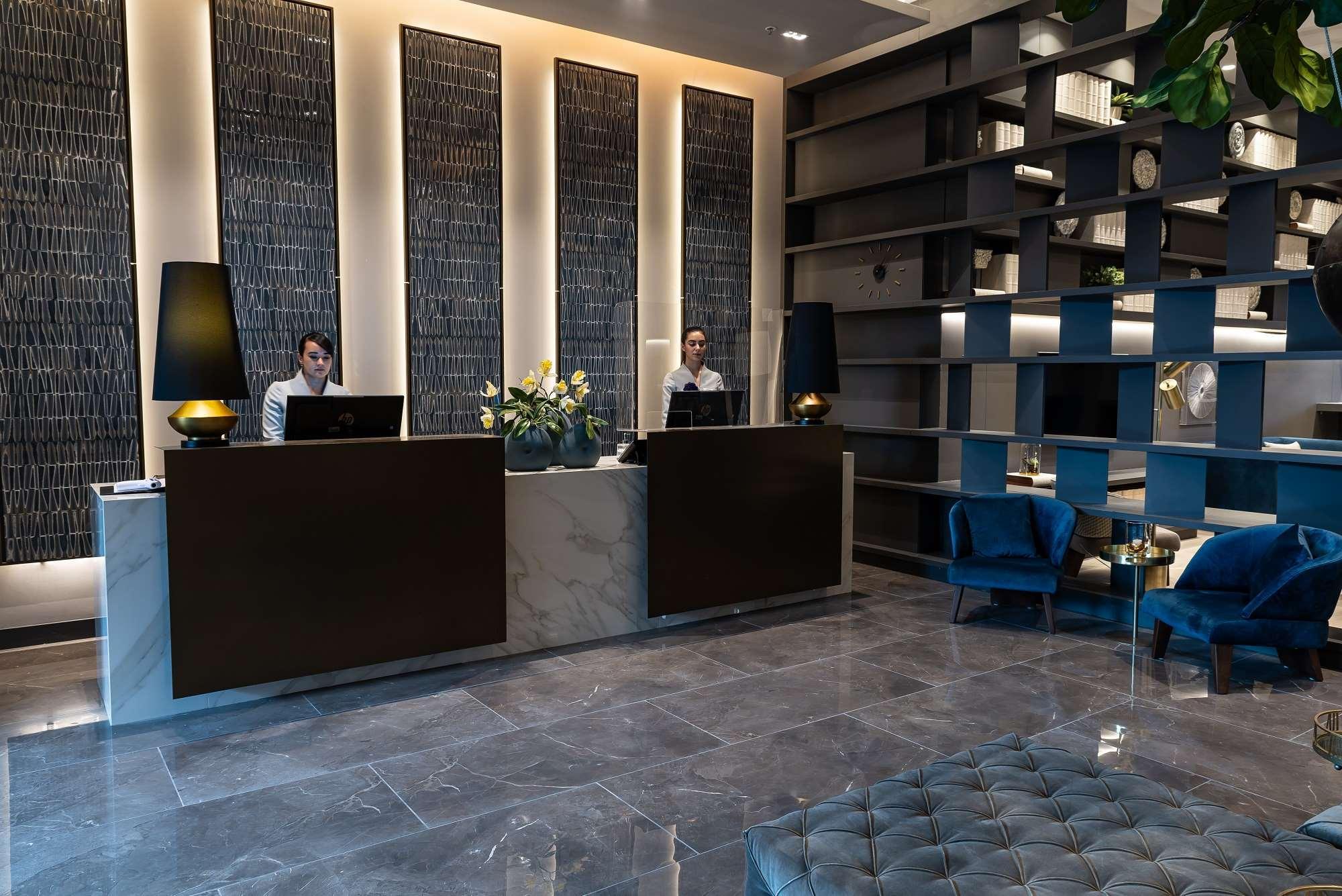 Hotel York Luxury Suites Medellin By Preferred Luaran gambar The lobby of the hotel